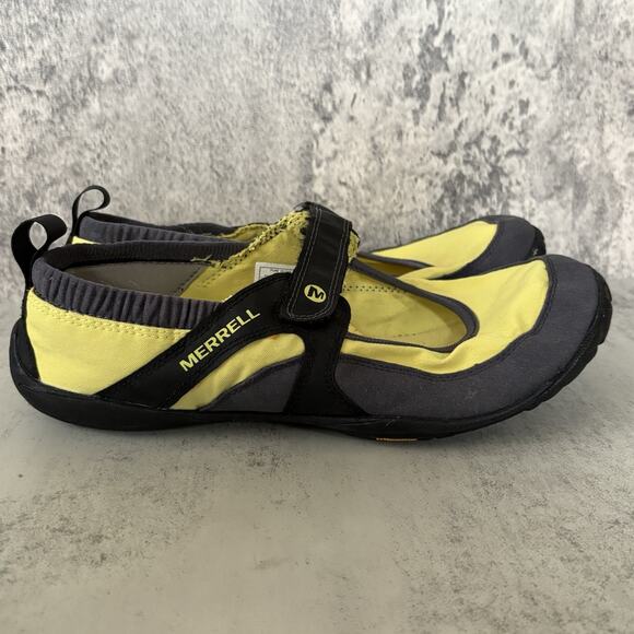 Merrell Barefoot Shoes Womens 7.5 Pure Glove Yellow Mary Jane Sneakers Outdoor - Picture 4 of 7
